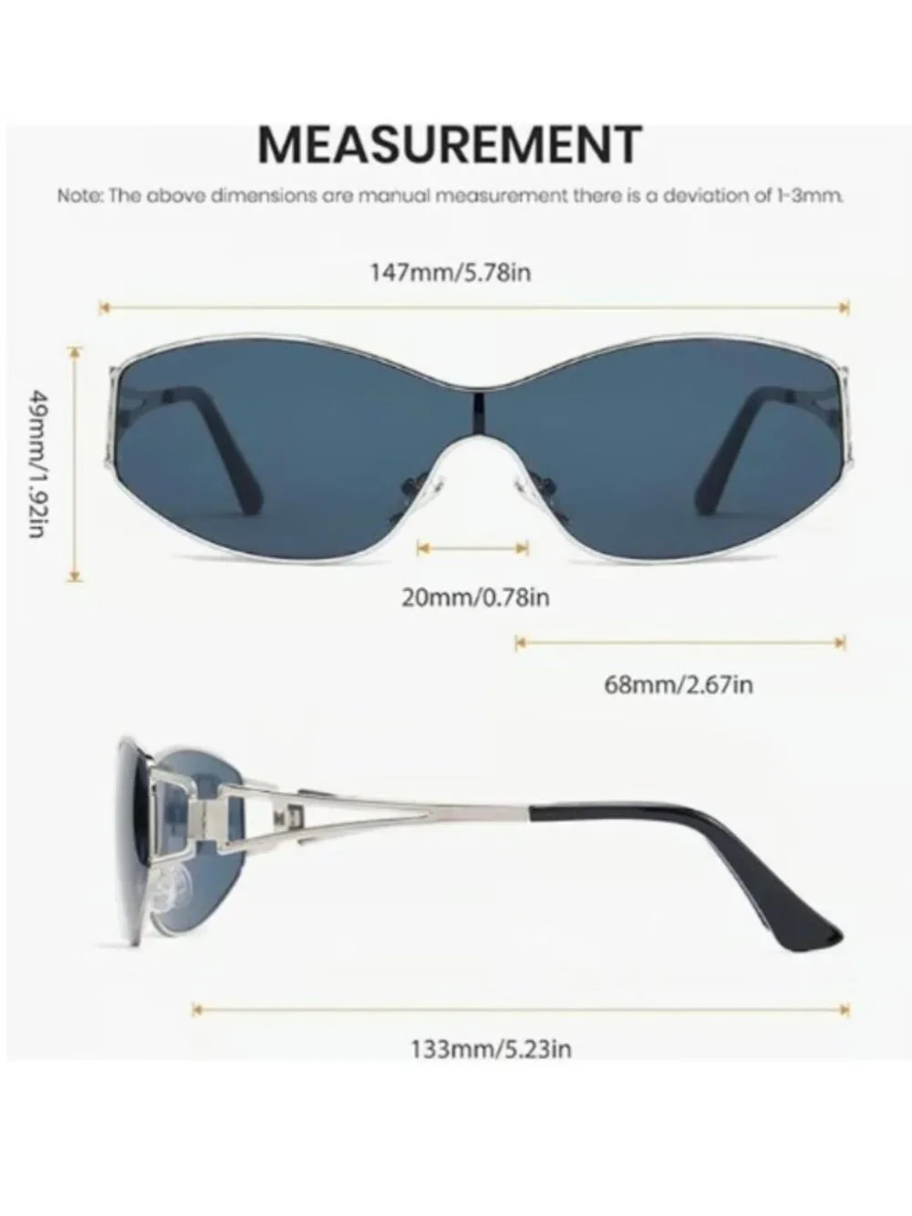 Retro Unisex Gold Frame Grey Lenses Sunglasses W/ Tortoise Shell Temples